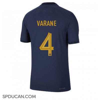 Muški Nogometni Dres Francuska Raphael Varane #4 Domaci SP 2022 Kratak Rukav